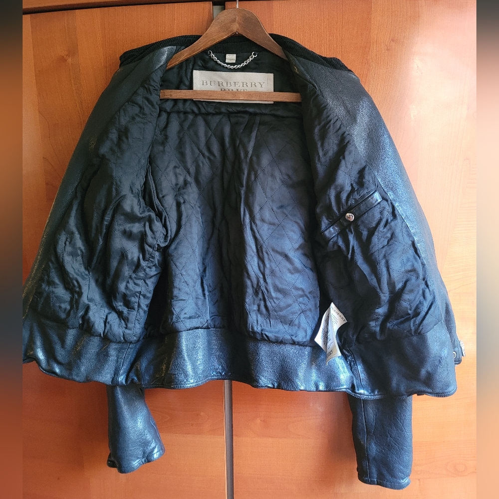 ๐ Burberry Brit Moto Lether Jacket - Picture 4 of 13
